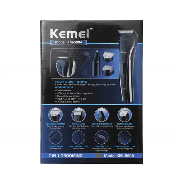 Kemei KM-590A 7 in 1 Grooming Kit