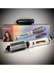 Kemei KM-8024 Volumizer | Hot Air Brush | Rotating Brush | Hair Dryer - Kemei Pakistan