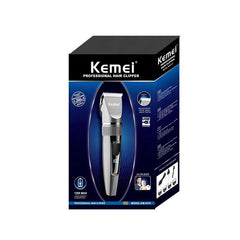 Kemei KM-5519 Hair Trimmer – Professional Beard Trimmer, Adjustable Combs, Ceramic Blades, Cordless with Lithium Battery, Digital Display