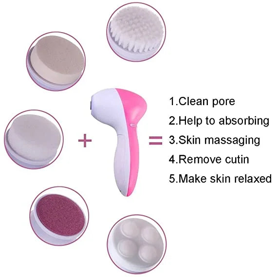 Kemei AE-8782 5 in 1 Beauty Care Facial Massager - Kemei Pakistan