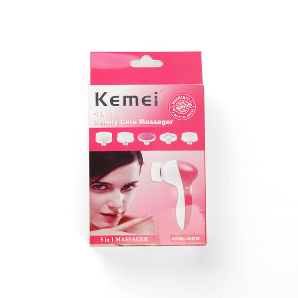 Kemei AE-8782 5 in 1 Beauty Care Facial Massager - Kemei Pakistan