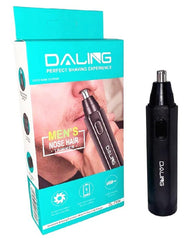 Daling DL-7106 Rechargeable Nose Trimmer, Professional Nose Trimmer with Stainless Steel Head – USB Charging Trimmer for Precision Grooming