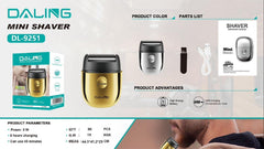 Daling DL-9251 Professional USB Charging Shaver and Beard Shaver – Advanced Shaving Tool for Smooth, Precise Grooming