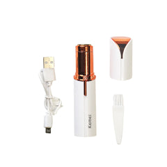 Kemei KM-1021 Ladies Shaver Rechargeabel For Upperlips Face & Body - Kemei Pakistan