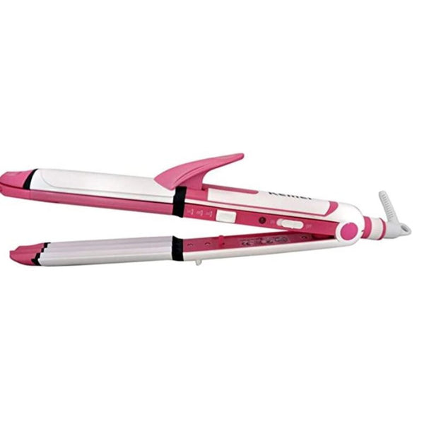 KM-1291 3 in 1 Hair Straightener