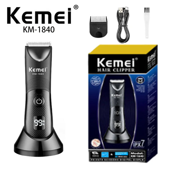 KM-1840 Ball Trimmer For Men | Under Leg  & Arm Private Part Timmer | Body Groomer