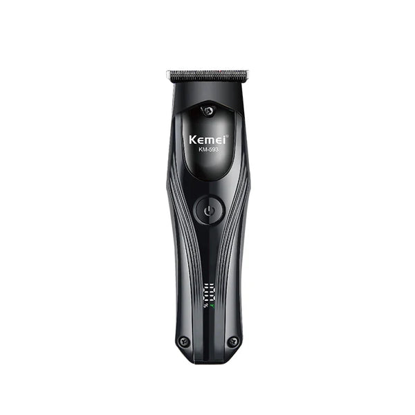 KM-593 Trimmer WIth Digital Display Display & Lithium Batteries - Kemei Pakistan