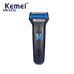 Kemei KM-6332 3-in-1 Grooming Kit – Professional Hair Trimmer, Nose Trimmer, Beard Trimmer, Shaver with Rechargeable Battery and LED Charging Indicator