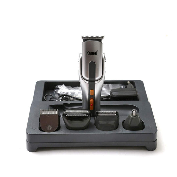 KM-680 8 in 1 Grooming Kit - Kemei Pakistan