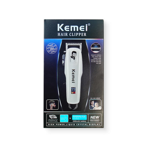 KM-PG809A Prossional Trimmer With Comb Set, Lithium Batteries & Fast Charging - Kemei Pakistan