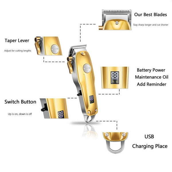 Kemei KM-1986 +PG Barber Professional Hair Clipper