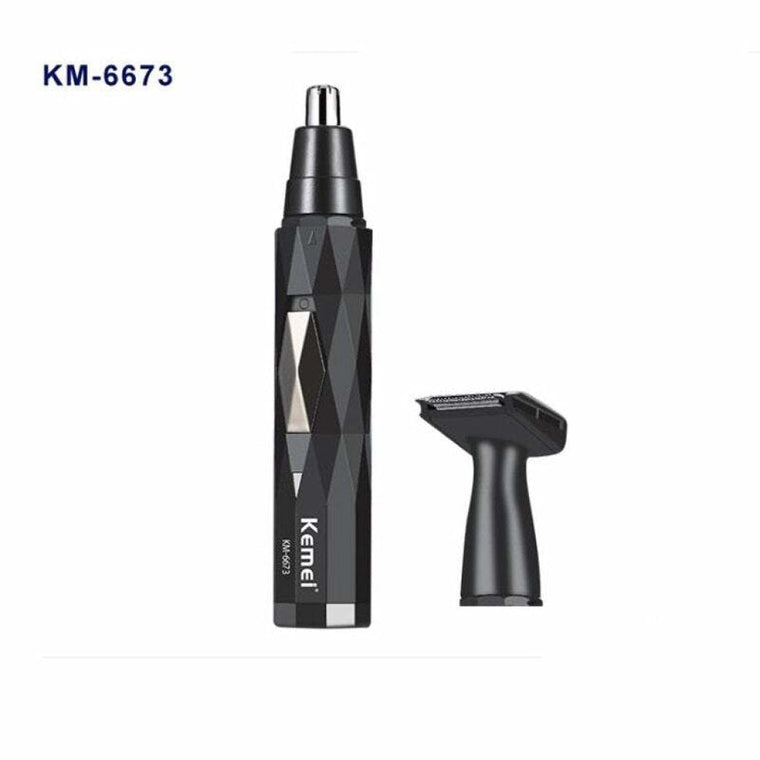 Kemei KM-6673 2in 1 men's facial shaver nose trimmer