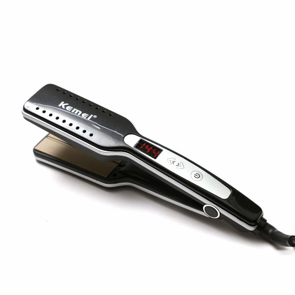 Kemei KM-8817 Aqua Ceramic Digital Hair Straightener