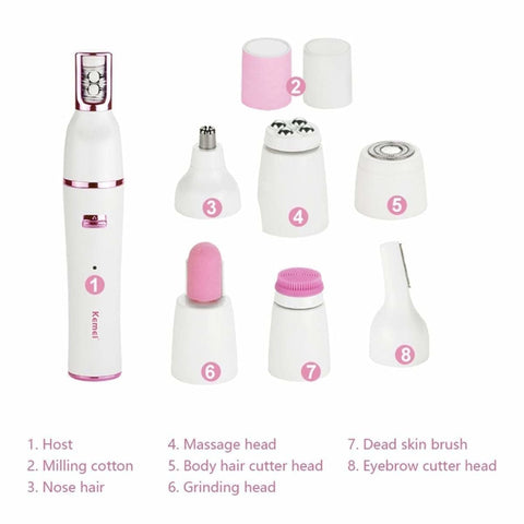 Km-2189 7 In 1 Shaver Epilator