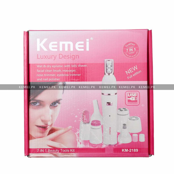 KM-2189 7 in 1 Shaver Epilator