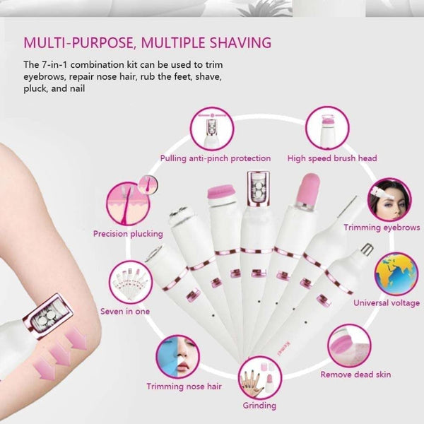 KM-2189 7 in 1 Shaver Epilator