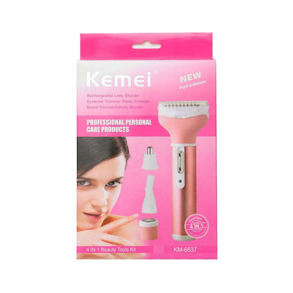 KM-6637 4 in 1 Ladies Hair Clipper