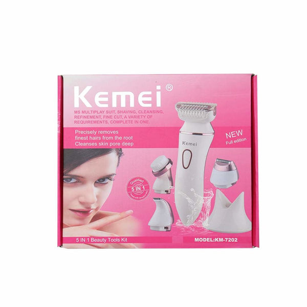 KM-7202 5 in 1 Shaver Epilator