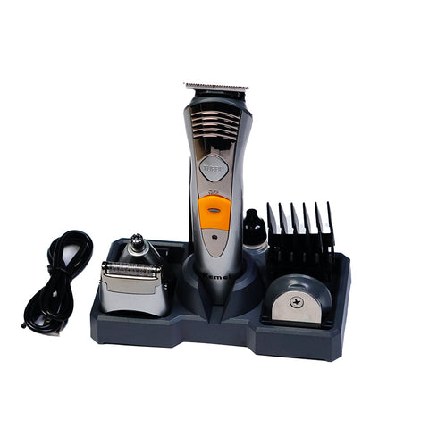 KM-580 7 in 1 Grooming Kit - Kemei Pakistan